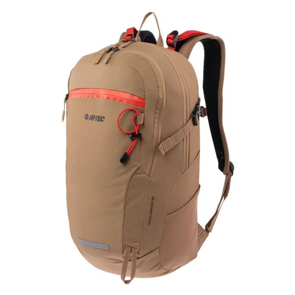 Plecak 25 L Highlander. Brązowe plecaki męskie Hi-tec, bez wzorów, z elastanu. Za 313.99 zł.