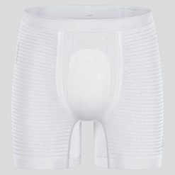 Bokserki męskie Odlo Boxer PERFORMANCE X-LIGHT ECO. Białe bokserki męskie ODLO, bez wzorów. Za 179.99 zł.