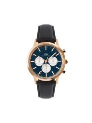 Daniel Wellington Zegarek Iconic Chronograph St Mawes Arctic Panda DW00100877 Czarny. Czarne, analogowe zegarki męskie Daniel Wellington, bez wzorów. Za 1,179.00 zł.