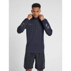 Bluza Hummel Half Zip hmlAUTHENTIC Pro. Brązowe bluzy męskie Hummel, na jesień, s, bez wzorów, sportowe, bez ramiączek, bez kaptura. W wyprzedaży za 243.50 zł.
