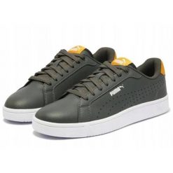 Buty Sportowe Męskie Puma Grounded Perf. Szare buty sportowe męskie Puma, bez wzorów, bez zapięcia. Za 225.00 zł.