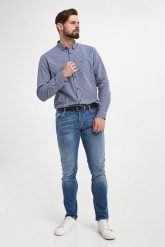 Koszula męska w kratkę ARMANI EXCHANGE. Koszule męskie Armani Exchange, m, bez wzorów, bez kołnierzyka, bez ramiączek. W wyprzedaży za 321.30 zł.
