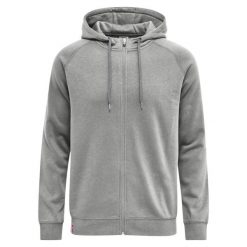 Bluza z kapturem i zamkiem błyskawicznym Hummel Red Classic. Szare bluzy męskie Hummel, xl, bez wzorów, klasyczne, bez ramiączek, z kapturem. Za 227.00 zł.