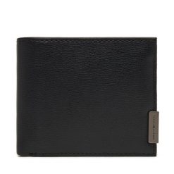 Portfel Tommy Hilfiger. Czarne portfele męskie Tommy Hilfiger, bez wzorów. Za 349.99 zł.