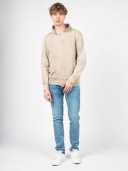 Guess Bluza "Polo Collar" | M2GQ09KB4N1 | Mężczyzna | Beżowy. Brązowe bluzy męskie Guess, m, z aplikacjami, z bawełny, bez ramiączek, bez kaptura. W wyprzedaży za 259.00 zł.