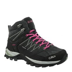 Second Life - BUTY TREKKINGOWE CMP RIGEL MID WODOODPORNE - Stan Doskonały. Obuwie trekkingowe damskie CMP, ze skóry, bez zapięcia. Za 339.99 zł.