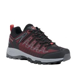 Damskie buty turystyczne Trezeta Thunder. Czerwone obuwie trekkingowe damskie Trezeta, z materiału, bez zapięcia. Za 368.50 zł.