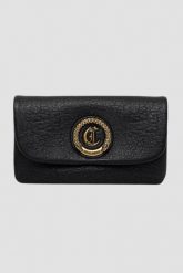 JUST CAVALLI Czarna torebka Range N Soft Gothic - Style 3. Czarne torebki do ręki damskie Just Cavalli, bez wzorów, ze skóry, bez dodatków. W wyprzedaży za 599.99 zł.