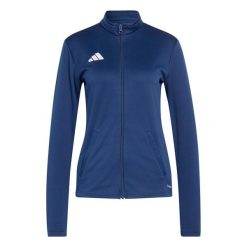 Bluza damska adidas Entrada Track. Białe bluzy damskie Adidas, bez wzorów, bez ramiączek, bez kaptura. Za 121.99 zł.