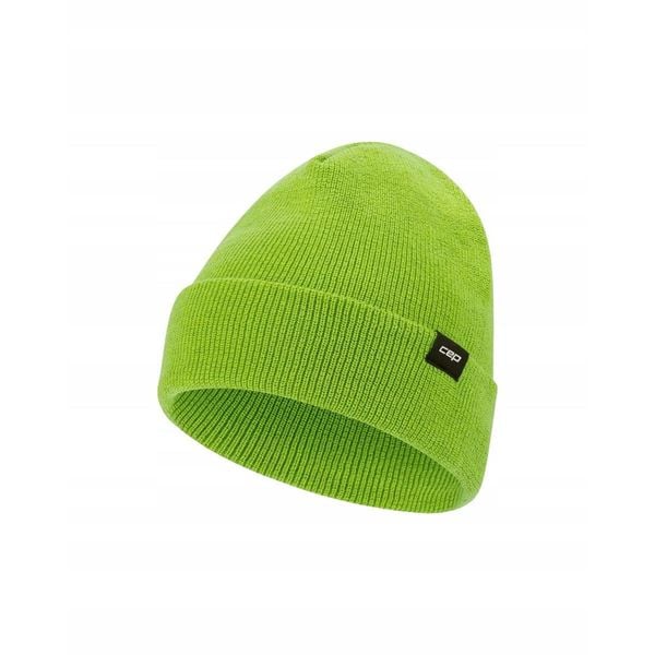 Ciepła czapka beanie z wełną merino Core Run CEP. Zielone czapki damskie CEP, na zimę, bez wzorów, z poliamidu, sportowe. Za 119.00 zł.