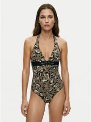 Tommy Hilfiger Strój kąpielowy UW0UW06372 Beżowy. Brązowe stroje kąpielowe damskie Tommy Hilfiger, xl, bez wzorów, z syntetyku. Za 409.99 zł.