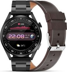 Smartwatch Giewont GW450-3 Czarny (GW450-3). Czarne zegarki smartwatch Giewont, bez wzorów. Za 222.96 zł.