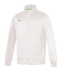 Kurtka z dresu Mizuno Team Core. Białe kurtki męskie Mizuno, m, bez wzorów, z dresówki, sportowe, bez kaptura. Za 172.50 zł.