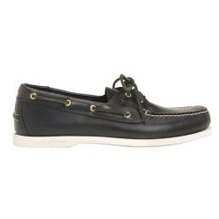 Sneakersy Slam Boat Dorosłych. Niebieskie obuwie sportowe damskie SLAM, bez wzorów, ze skóry, bez zapięcia, żeglarskie. Za 598.65 zł.