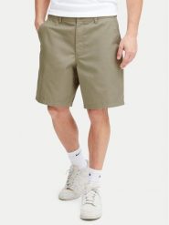 Solid Szorty materiałowe Alann 21108215 Zielony Relaxed Fit. Zielone szorty męskie Solid, bez wzorów, z bawełny. Za 119.99 zł.