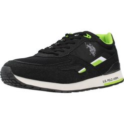 Buty sportowe dla mężczyzn U.S. Polo Assn. Czarne buty sportowe męskie U.S. Polo Assn., bez wzorów, bez zapięcia. Za 229.99 zł.