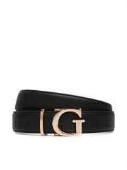 Guess Pasek BW9465 P6330 Czarny. Czarne paski damskie Guess, z aplikacjami, ze skóry. Za 234.99 zł.