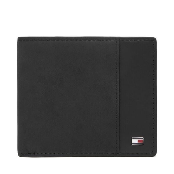 Portfel Tommy Hilfiger. Czarne portfele męskie Tommy Hilfiger, bez wzorów. Za 266.99 zł.