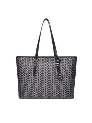 MICHAEL Michael Kors Torebka Quinn 30T5SQNT9O Czarny. Czarne shopperki damskie MICHAEL Michael Kors, bez wzorów, z materiału, bez dodatków. Za 809.99 zł.