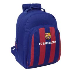 Plecak szkolny F.C. Barcelona 24/25 Kasztanowy. Niebieskie plecaki męskie FC BARCELONA, bez wzorów, z materiału, biznesowe. Za 228.25 zł.