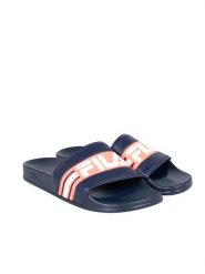 Fila Klapki "Oceano" | FFW0100 | Kobieta | Granatowy. Niebieskie klapki damskie Fila, bez wzorów, z materiału, bez obcasa, bez zapięcia. W wyprzedaży za 99.00 zł.