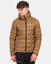 Kurtka puchowa Kilpi Rebeki. Brązowe kurtki męskie Kilpi, na zimę, m, bez wzorów, z materiału, eleganckie, z kapturem. Za 412.00 zł.