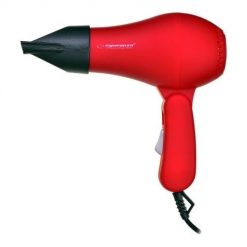 Suszarka do włosów Esperanza AURORA EBH003R (750W; kolor czerwony). Czerwone suszarki do włosów Esperanza. Za 27.99 zł.