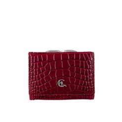 Mały portfel damski Canaletto z naturalnej skóry tłoczonej na wzór krokodyla z RFID – elegancja i bezpieczeństwo PD2000s162. Portfele damskie ze skóry. Za 125.98 zł.