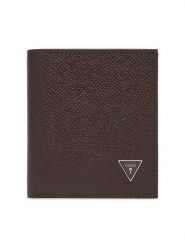 Guess Portfel SMMISB LEA22 Brązowy. Brązowe portfele męskie Guess, z aplikacjami, ze skóry. Za 264.99 zł.