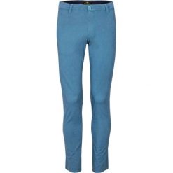 Spodnie Chinosy Niebieskie z Elastanem, Casualowe, Zwężana Nogawka, Męskie -QUICKSIDE. Niebieskie eleganckie spodnie męskie Quickside, bez wzorów, z bawełny. Za 149.00 zł.