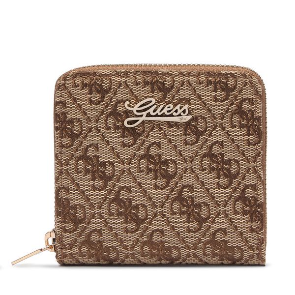 Portfel Guess. Brązowe portfele damskie Guess. Za 174.99 zł.