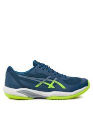 Asics Buty do tenisa Solution Swift Ff 2 1041A466 Niebieski. Niebieskie buty sportowe męskie Asics, bez wzorów, ze skóry, bez zapięcia, tenisowe. Za 359.99 zł.