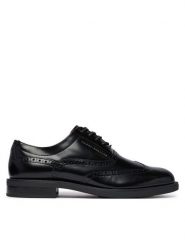 Tommy Hilfiger Półbuty Lth Abrasivato Brogue Shoe FM0FM06078 Czarny. Czarne półbuty męskie Tommy Hilfiger, bez wzorów, ze skóry, bez obcasa, bez zapięcia. Za 699.99 zł.
