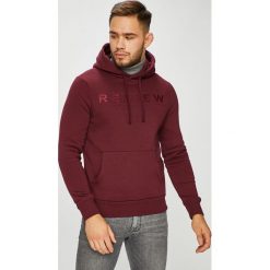 Review - Bluza. Zielone bluzy męskie Review, m, z aplikacjami, z bawełny, bez ramiączek, z kapturem. W wyprzedaży za 119.90 zł.