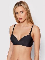 Calvin Klein Underwear Biustonosz bezfiszbinowy Seductive Comfort 000QF6017E Czarny. Czarne biustonosze Calvin Klein Underwear, bez wzorów, z syntetyku. Za 129.99 zł.