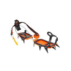 Raki ICE półautomatyczne + antisnow do wspinaczki Climbing Technology. Czarne buty zimowe męskie Climbing Technology, bez wzorów, bez obcasa, bez zapięcia. Za 443.99 zł.
