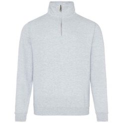 Bluza Męska Sophomore Quarter Zip. Czarne bluzy męskie AWDIS, l, bez wzorów, bez ramiączek, bez kaptura. Za 150.99 zł.