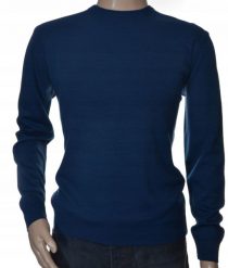 Sweter męski klasyczny gładki wełniany z wełny niegryzący XL indygo 505 1705. Swetry męskie Selantino, m, bez wzorów, z wełny, klasyczne, bez kołnierzyka, bez ramiączek. Za 151.28 zł.