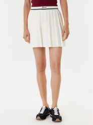 Guess Spódnica plisowana V5BD02 Z1152 Écru Regular Fit. Spódnice damskie Guess, xxs, z aplikacjami, plisowane. Za 279.99 zł.