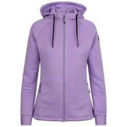 Dlx Lynsky - damska bluza z kapturem Dlx Gelsomino Marl. Fioletowe bluzy damskie DLX, na jesień, m, bez wzorów, z materiału, klasyczne, bez ramiączek, z kapturem. Za 214.99 zł.