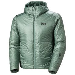 Kurtka z kapturem Helly Hansen Odin Everdown. Zielone kurtki sportowe męskie Helly Hansen, m, bez wzorów, z kapturem, narciarskie. Za 1,828.50 zł.