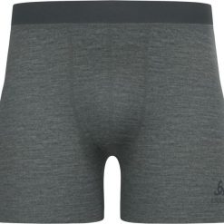 Bokserki męskie ODLO Merino 160 Boxer. Szare bokserki męskie ODLO, bez wzorów. Za 249.99 zł.