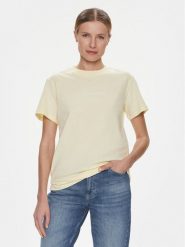 Calvin Klein T-Shirt Hero Logo K20K205448 Żółty Regular Fit. Żółte t-shirty damskie Calvin Klein, xxs, bez wzorów, z bawełny, bez kołnierzyka, bez ramiączek. Za 149.99 zł.