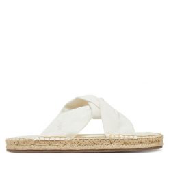 Klapki EMU Australia. Białe klapki damskie Emu Australia, bez wzorów, bez obcasa, bez zapięcia. Za 213.99 zł.
