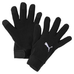 Rękawiczki Puma teamLiga 21 Winter. Czarne rękawiczki damskie Puma, bez wzorów. Za 78.00 zł.