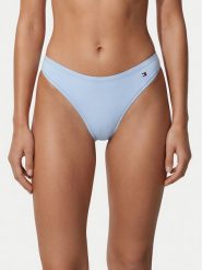 Tommy Hilfiger Stringi UW0UW06046 Niebieski jasny. Niebieskie majtki damskie Tommy Hilfiger, z syntetyku. Za 109.99 zł.