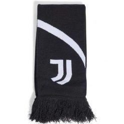 Szalik Adidas Z Frędzlami. Czarne szaliki damskie JUVENTUS FC, bez wzorów, z materiału. Za 155.99 zł.