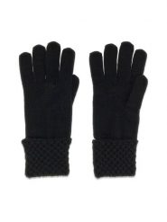 Guess Rękawiczki AW5649 WOL02 Czarny. Czarne rękawiczki damskie Guess, z aplikacjami, z dzianiny. Za 194.99 zł.