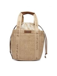 JOOP! Jeans Torebka Camille 4130001325 Beżowy. Brązowe torebki do ręki damskie JOOP! Jeans, bez wzorów, z jeansu, bez dodatków. Za 609.99 zł.