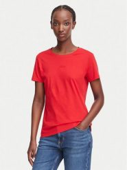 BOSS T-Shirt C_Elove 50554696 Czerwony Slim Fit. Czerwone t-shirty damskie Boss, xl, bez wzorów, z bawełny, bez kołnierzyka, bez ramiączek. Za 217.99 zł.